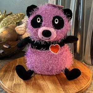 Hallmark Expressions LOVE PAL Purple Panda with Heart ♥️ 🐼💌 Valentine’s Day~ NWT